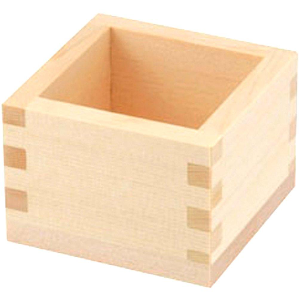 Sato Metal Industries SALUS Hinoki Masu measuring 3 shaku Made in Japan (wooden cup), (approx. 1.8 liters),
