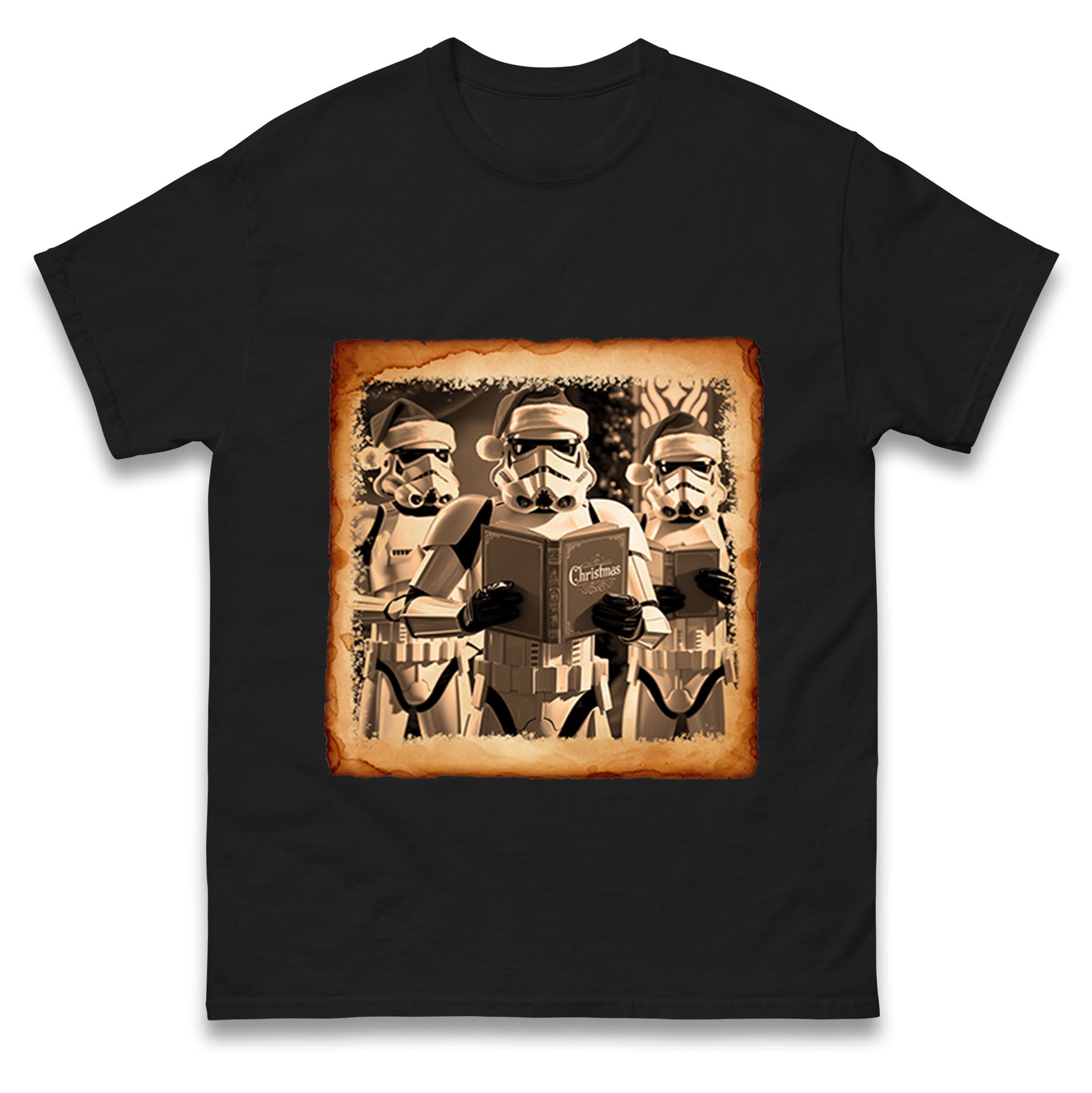 Stormtrooper s Carol Singing Christmas T Shirt Tshirt Mens Womens Unisex Tops Tees S
