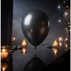 Set de 10 ballons gonflables 30 cm noir