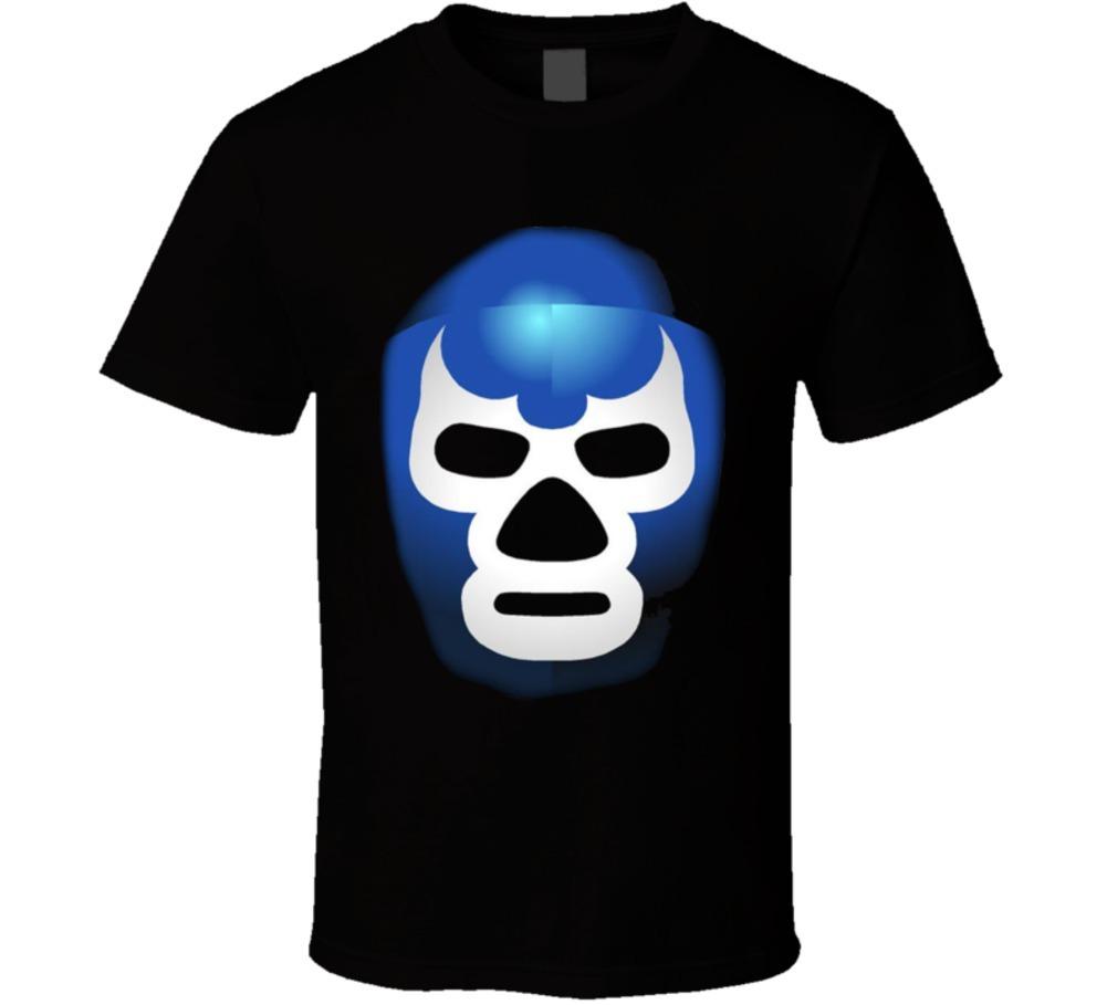 Blue Demon Mexican Wrestling T Shirt S