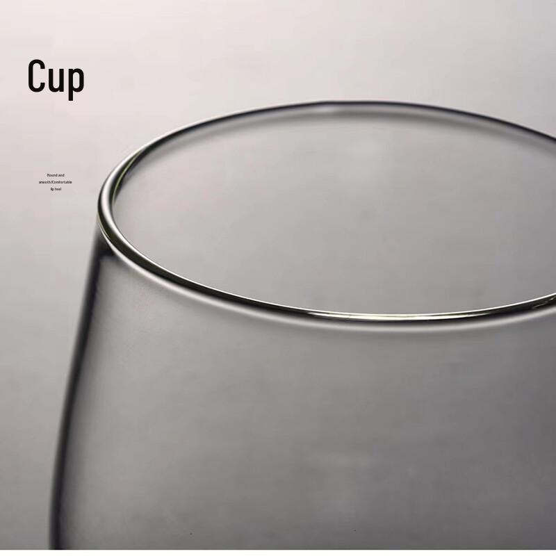 Kangdi Heat-Resistant Glass Tea Infuser Cup with Lid