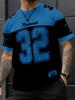 Men's Summer Casual Sports 3D Digital Print T-Shirt