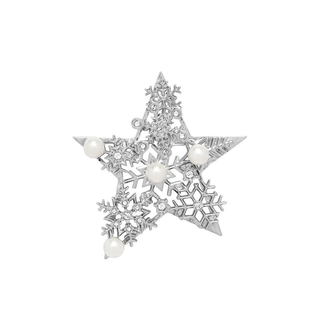 Broche Estrela Floco de Neve VBMV4786 PF [Vendome Boutique]