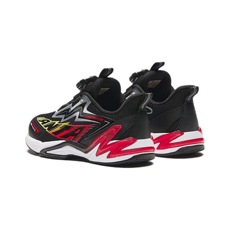 Anta Kids Running Series Sports Sweat-Absorbing Low-Top Running Shoes Kids Running Shoes Black Red 312349964-1