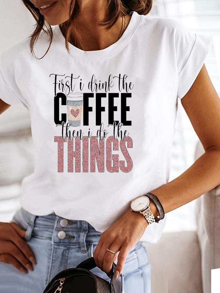 Star Lovely Style Trend Clothing Fashion Tee Women T-shirt Summer Short Sleeve Print Clothes Graphic T Shirt Female Tee Tops