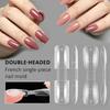 140Pcs Scale Crystal Armor 2 In 1 Nail Forms for Salon Quality Rapid Extension at Home