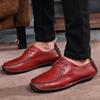 Neformální kožené boty Muži Mokasíny Trend Značka Business Boty Podzimní slip on Flat Muž Tenisky Pohodlné mokasíny Zapatos Hombre