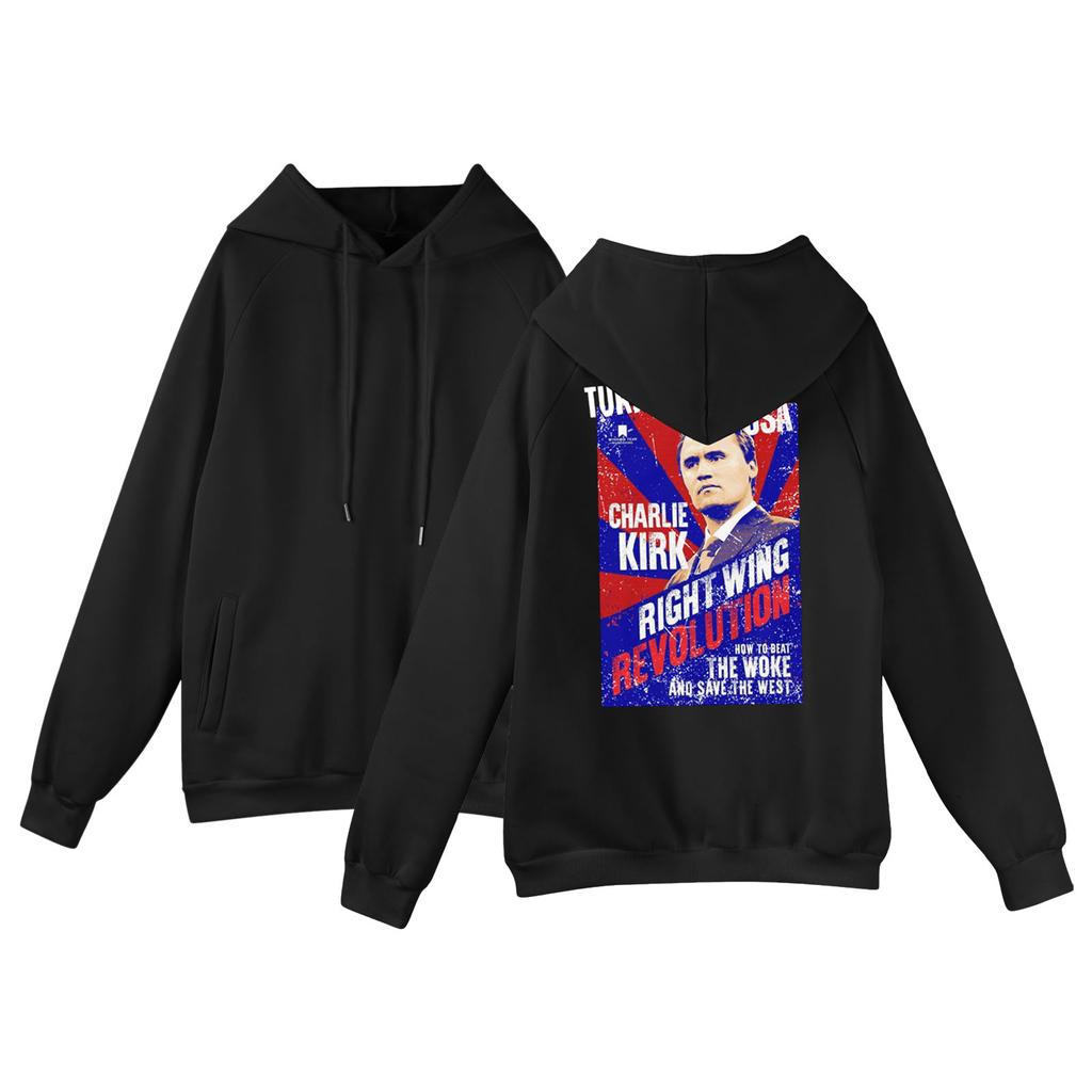 Men's Raglan Long Sleeve Hooded Sweatshirt