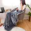 Blanket Single Person Flannel Blanket Office Thick Air Conditioning Nap Blanket
