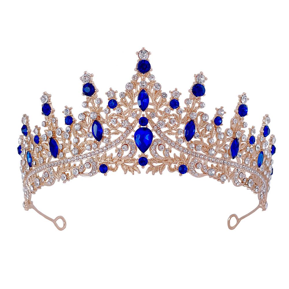 

Новая свадебная корона, головной убор невесты, элегантная роскошная корона со стразами для свадебного ужина, свадебный стиль