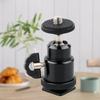 Standard 1/4 Screw Port Ball Head Convenient Panoramic Metal 360 Degree Swivel Tripod Adapter for Camera