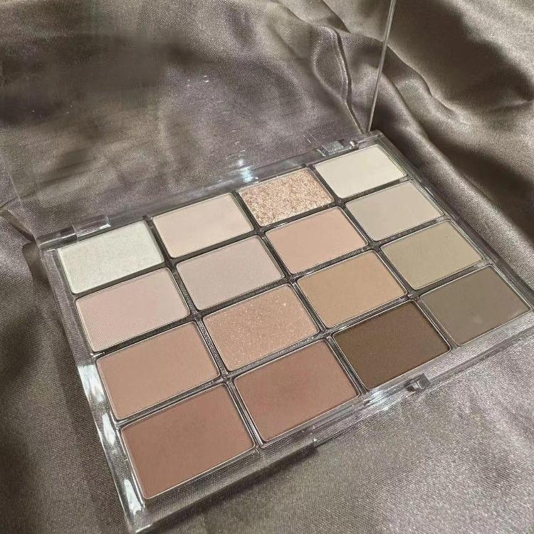 Sixteen Color Eyeshadow Pearlescent Matte Fine Glitter Low Saturation Earth Tone Daily Korean Palette Eyes Makeup