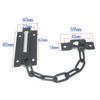 Screws Steel Decorative Security Lock Door Hardware Sliding Door Lock Door Chain Door Safety Guard