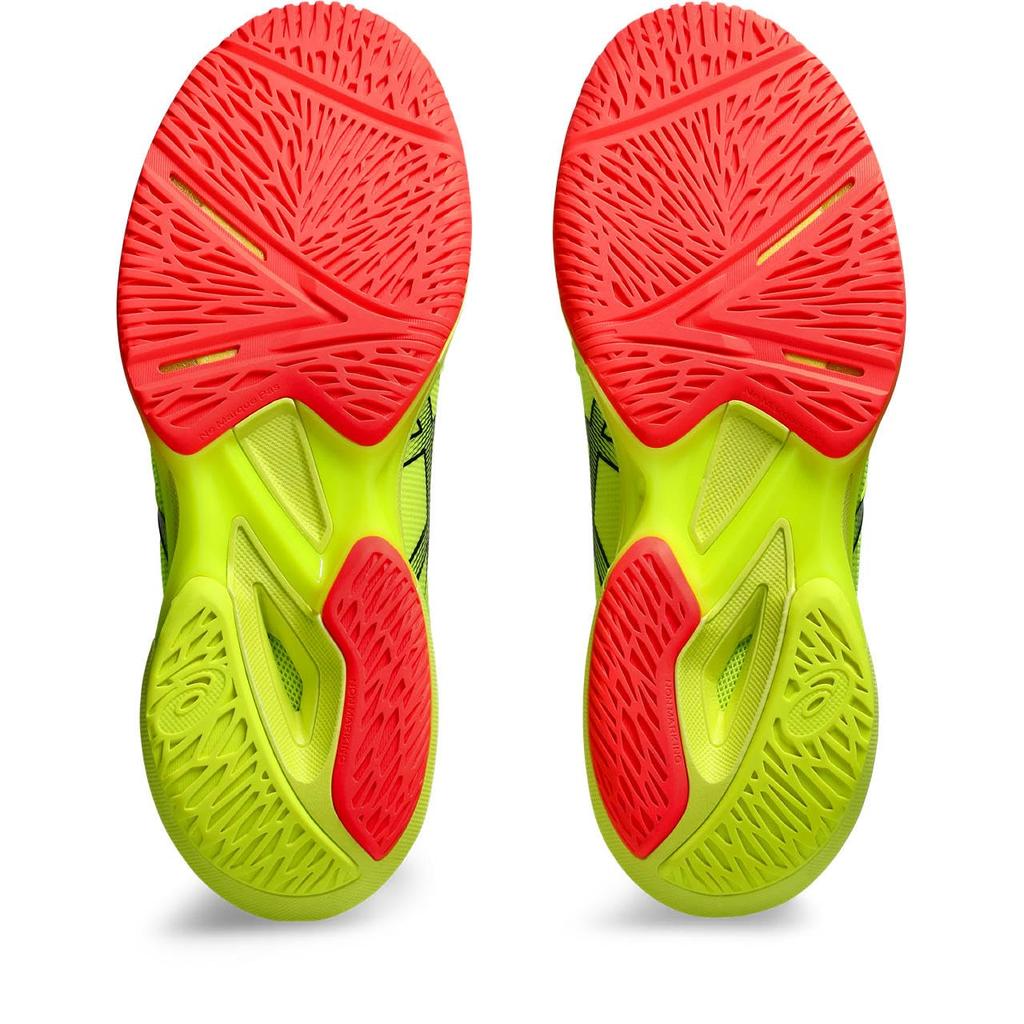 ASICS SOLUTION SPEED FF 3 PARIS Tennis Size Shoes, 1041A479, Men's Safety, Yellow/Black, 25.5