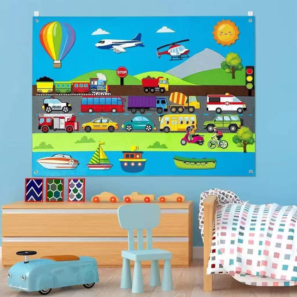 3D Felt Story Educational Board for Toddlers