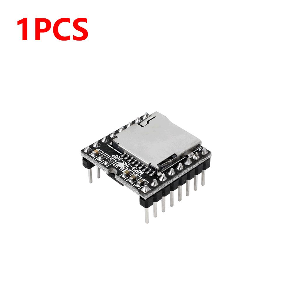 1-10PCS Dfplayer TF Card U Disk Mini MP3 DF Player Audio Voice Module IO/Serial Port/AD MP3-TF-16P For Arduino