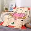 1pc Heart Planet Blanket Warm, Cozy, And Soft, Suitable for Sofas, Beds, Cars, And Office Use.Perfect for Camping And Travel, Making It a Great Gift f