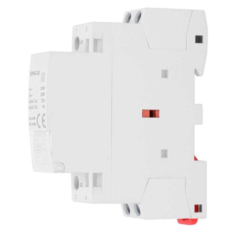 Modular Contactor Plastic Portable Electronic Component Module 50Hz 2P GYHC-25 2NO
