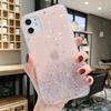 Applicable To IPhone 15 Mobile Phone Case Flash Powder Rubber Star 12 Apple 16 Protective Case 14 Promax Soft 13 Simple
