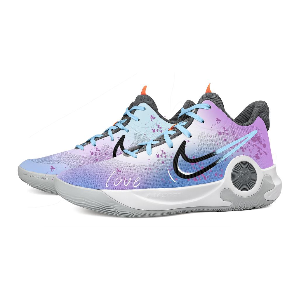 Nike KD Trey 5 IX Cushioning Slip Resistant Abrasion Resistant Impact Resistant Mid top Basketball Shoes Unisex CW3402-011(Team683-)