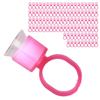 100pcs Tattoo Ink Ring Cup Disposable Microblading Pigment Cup Holder with Sponge