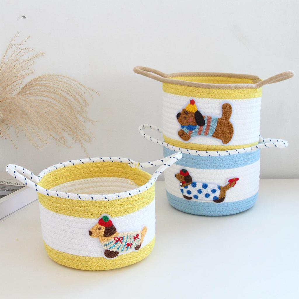 In-Style Handmade Woven Storage Basket for Office and Home