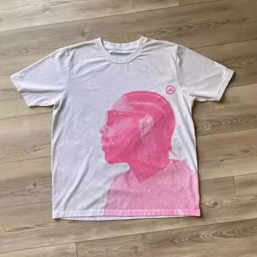 

Лето 2025 Новейшая европейская и американская Y2k хип-хоп футболка с принтом персонажа Женский ретро уличный повседневный топ с коротким рукавом M