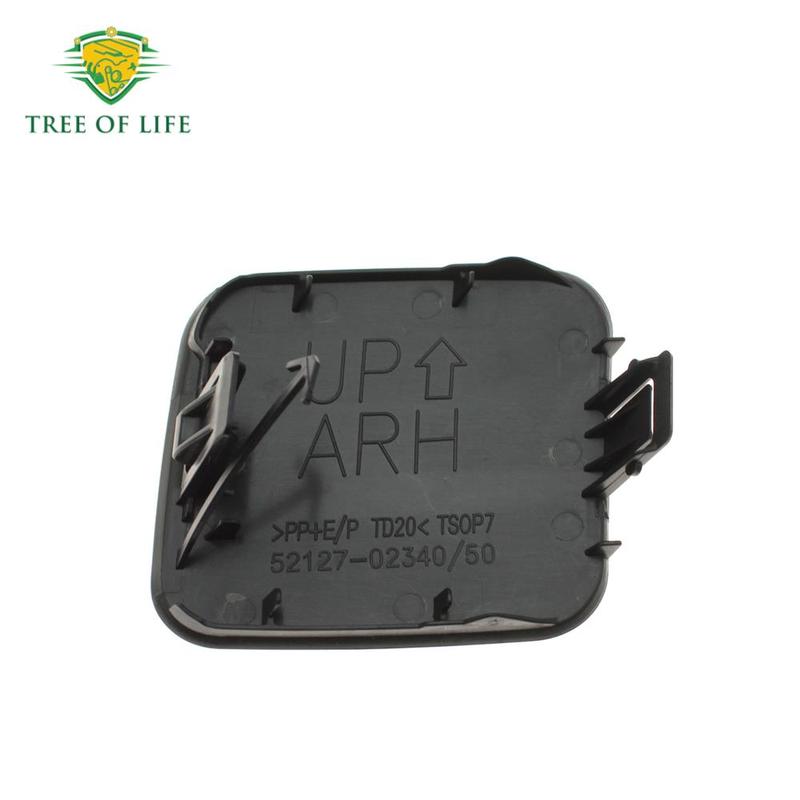 For Toyota Auris 2013 2014 2015 Front Bumper Towing Hook Eye Cover Lid 7*8cm ABS Plastic 52127-02340 52127-02919