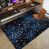 Stars Night Crystal Velvet Office chair mat Area Rug - Non-Slip, Floor Mat, Office Desk Chair Rugs,Christmas Gift-1106102