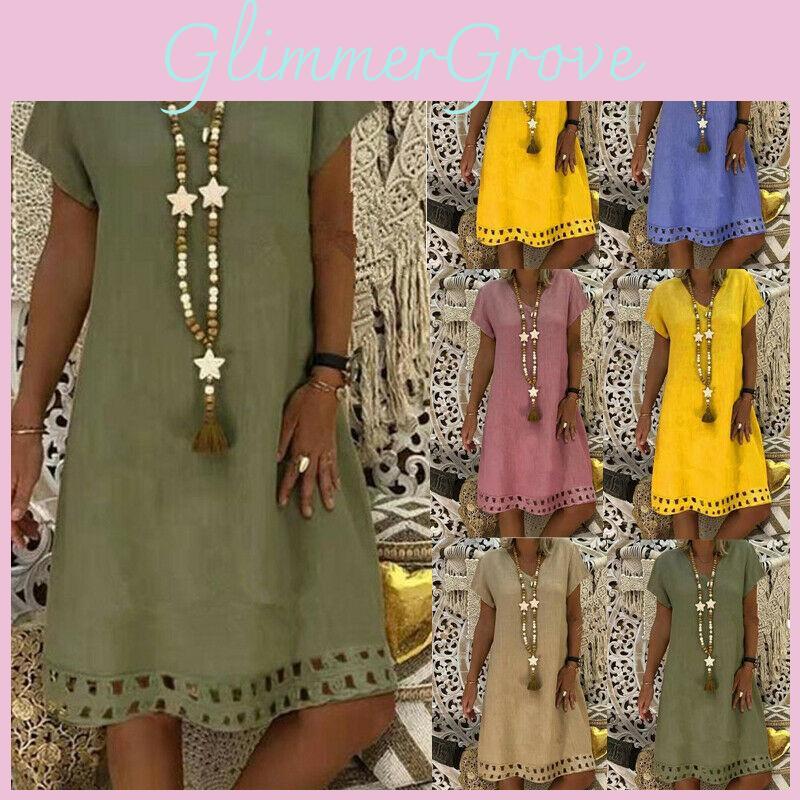 Trendy Women Lady Tank Top Mini Dress Floral Design For Summer Casual Parties