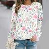 Flower Round-neck Sweatshirt 3D Print Women Y2k Streetwear Autumn Sweatshirts Oversized Pullovers Fashion Woman Clothing Tops