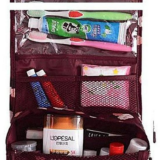 Korean Style Waterproof Hanging Toiletry Bag - Multifunctional Travel Organizer