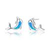 Dolphin Earrings Exquisite and Compact Artistic Student Earrings with Versatile Temperament Goddess Earrings