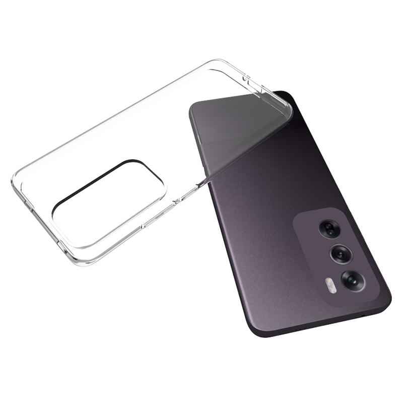 10Pcs/Pack For Oppo Reno12 5G (Global) Case TPU Phone Cover Clear Back Anti-Watermark