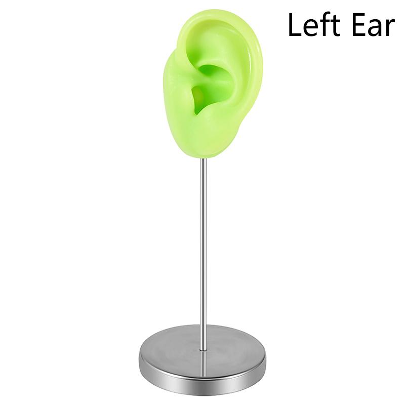 Weiches Silikon-Ohrmodell für Hörgeräte, menschliches Ohr, Ohrmodell, Simulationsanzeige, Requisiten, Lehrmittel, Schmuckanzeige, Ohrringe