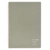 KOKUYO Soft Ring Notebook 50 5mm Dusty ME, Sheets, Grid, A5, Olive, KME-SR931S5MG