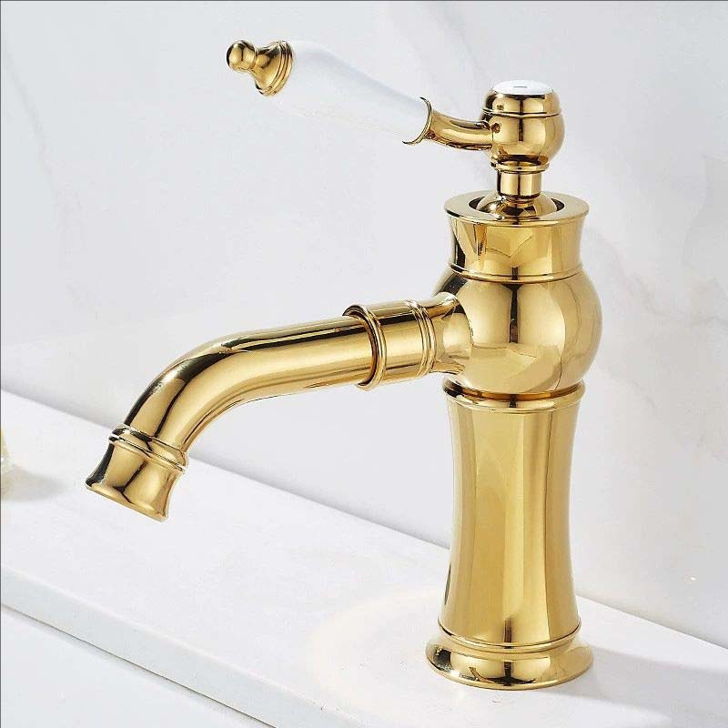 Chrome Basin Faucets Modern Gold Deck Mounted Bathroom Mixer Faucets High Bathroom Sink Faucet Taps
