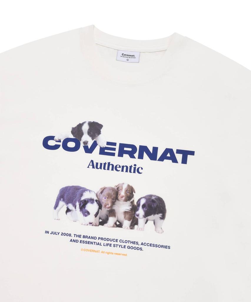 COVERNAT Border Collie Real Photo Long Sleeve White