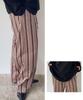 Onyueooun Brown Striped Trousers