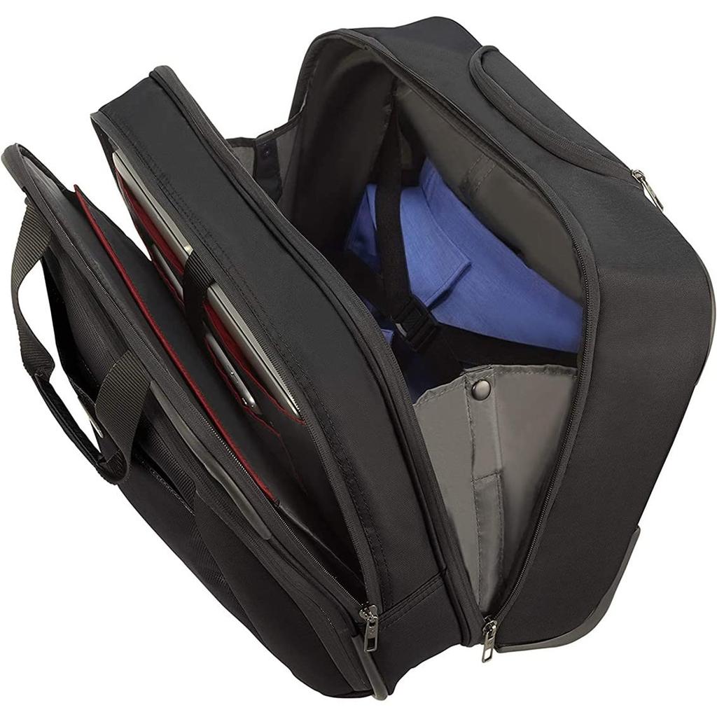 Samsonite Carry-On Suitcase, Large Capacity Business Bag, Carry-On Compatible, Travel, Business Trips, Overnight Use, Black, 26.5L [Parallel Import]