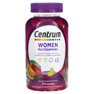 Women's Multi-gummy Jelly, Natural Fruit Mix, 170 Gummies