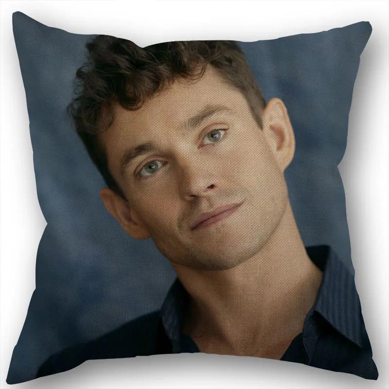 Custom Hugh Dancy Pillowcase Wedding Decorative Cotton Linen Pillow Case For Home Cushion Cover 45X45(One Sides)