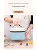 Dopamine Colorblock Insulated Lunch Bag - Square Thermal Bento Bag with Ice Pack, Simple Fashion Design