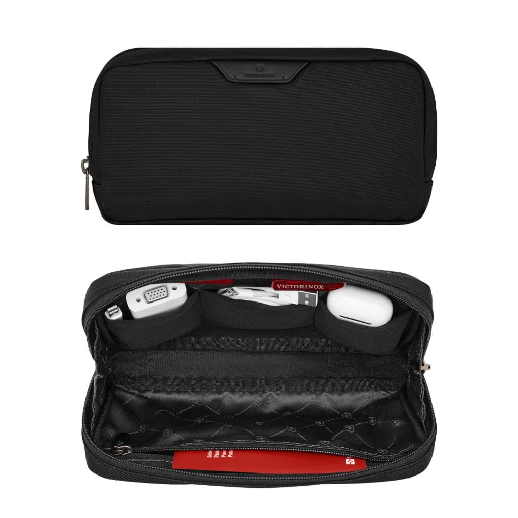 Victorinox Mythic Compact Briefcase with Laptop Sleeve and Travel Personalized Premium Black 14-inch Pouch, Design, Design, 13L, [Product Code