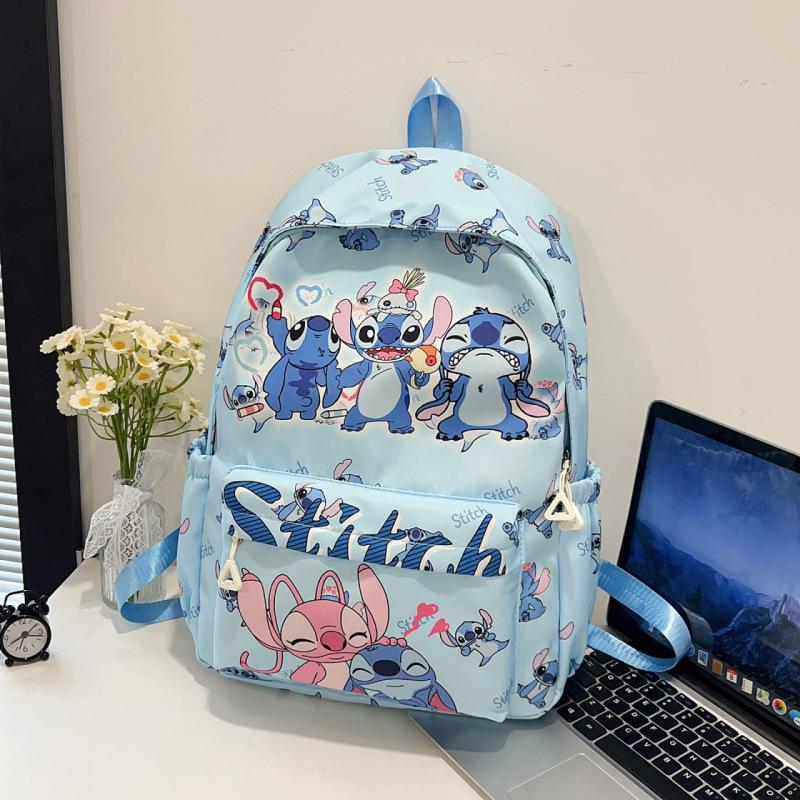 Disney Stitch Backpack Children's Primary School Medium Backpack Weight Loss Ultra Light Backpack