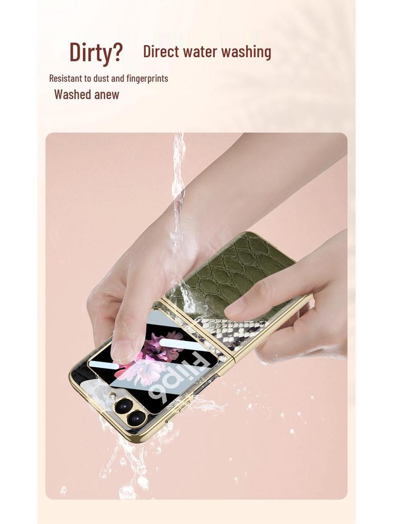 Samsung Z Flip 6 Foldable Screen Case: Anti-Drop, Electroplated, Personalized Protective Phone Cover