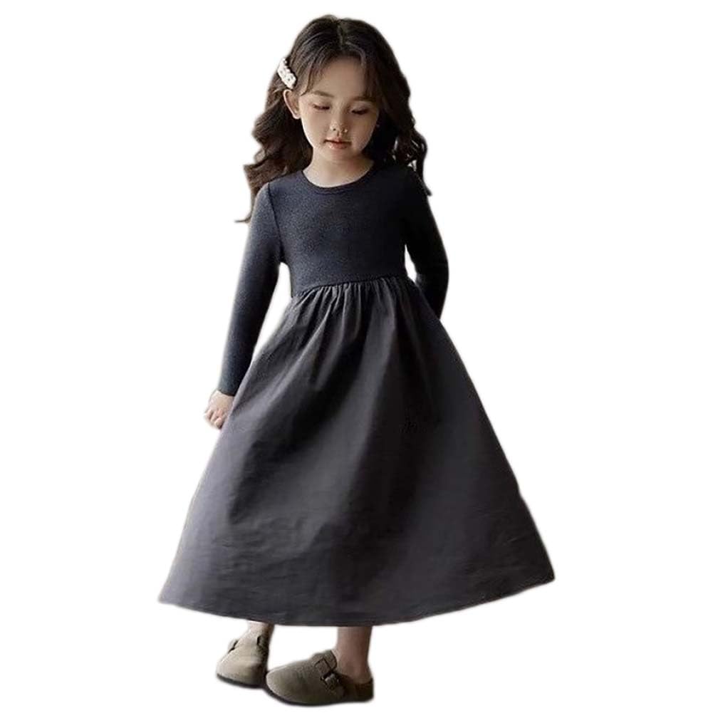 Honey Baby Long Perfect for School Entrance Kindergarten Entrance Casual Wear Size Kids' Dress, Fall/Winter, Sleeve, Ceremonies, Ceremonies, Weddings,
