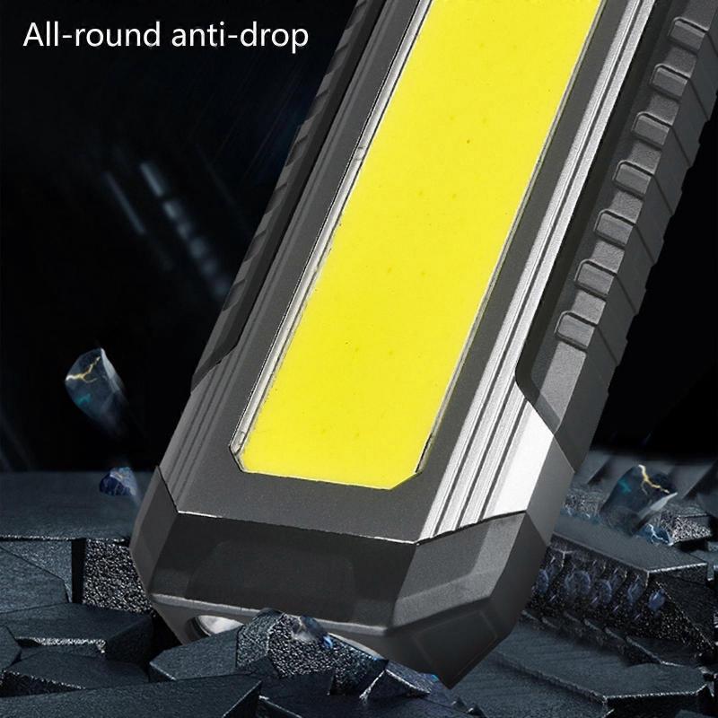 Portable Work Light LED Flashlight Camping Torch Light Outdoor Camping Emergency Lamp Magnetic Car Repair Light
