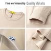 Jeep Men's Solid Color Loose Round Neck Knit Sweater