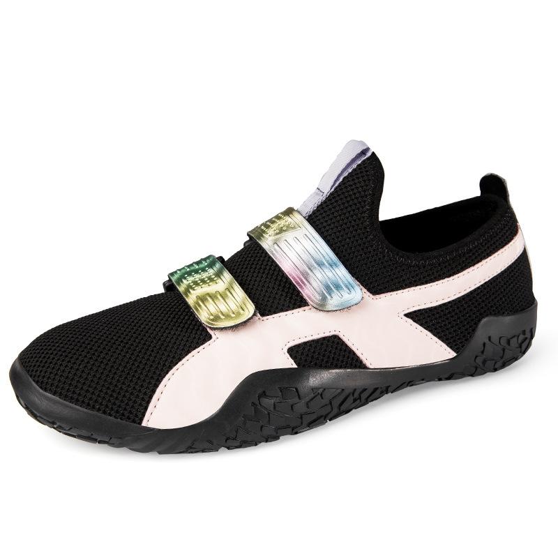 Hook Loop Barefoot Yoga Shoes Slip On Weight Lifting Shoes Men and Women Indoor Comprehensive Fitness Strength Training Shoes